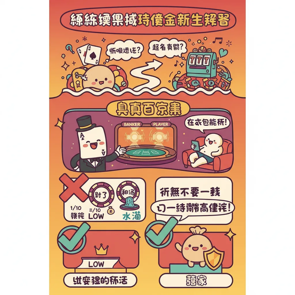 新手玩轉真人百家樂與老虎機的彩金攻略